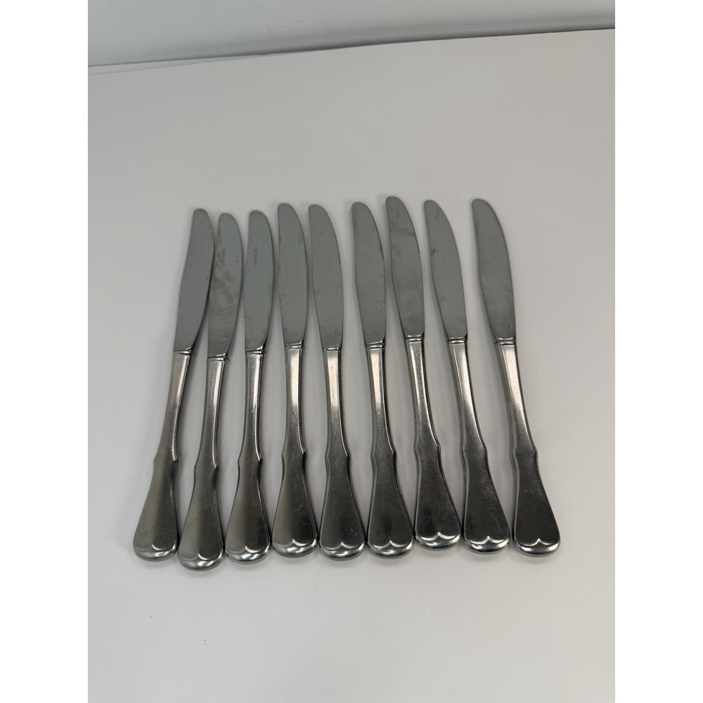 Oneida Patrick Henry Stainless Dinner Knives Lot Of 9 Replacements